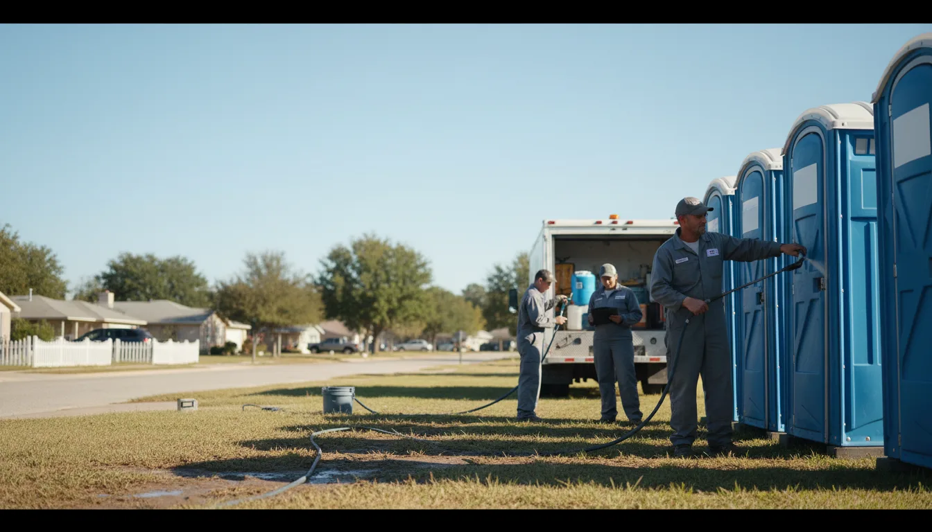 Long-Term Portable Toilet Rental in Okmulgee, OK near me